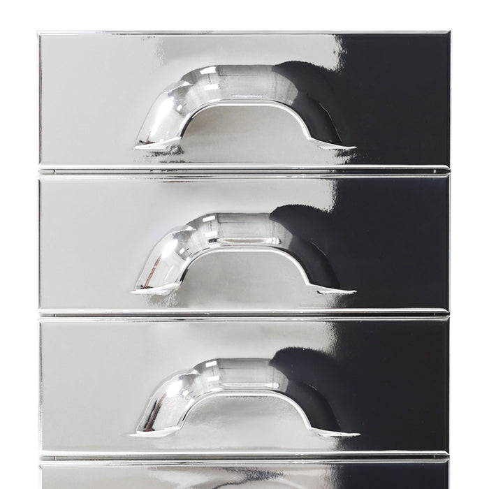 HKliving Chest Ladekast - 6 Lades - Chrome