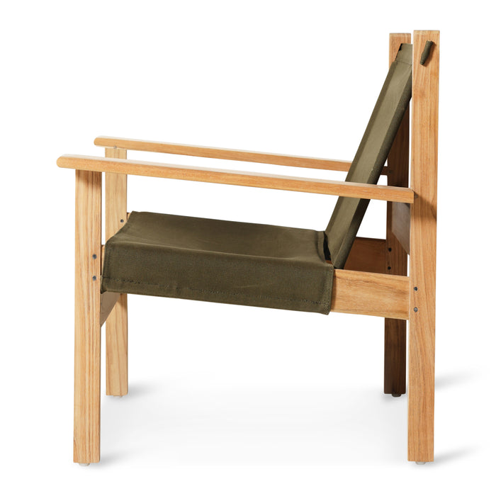 HKliving Explorer Lounger - Army Green