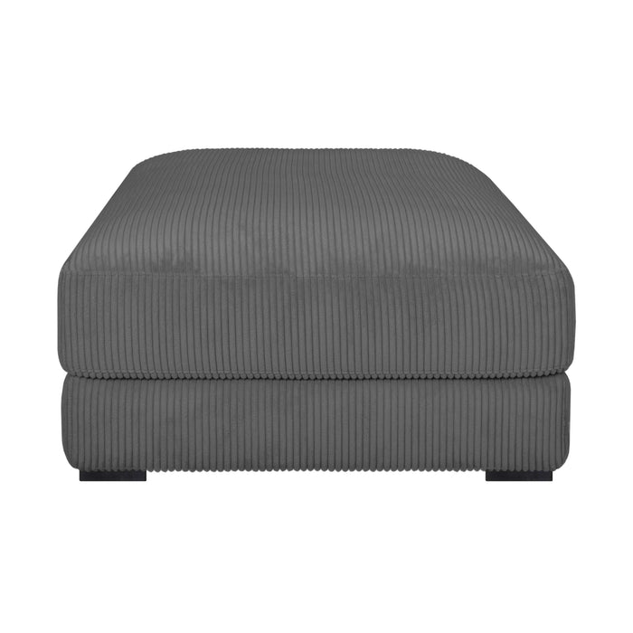 by fonQ Snug Hocker - Rib - Donkergrijs