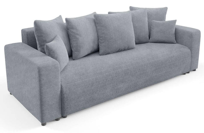 NADUVI Collection Slaapbank Laurel chenille met opbergruimte