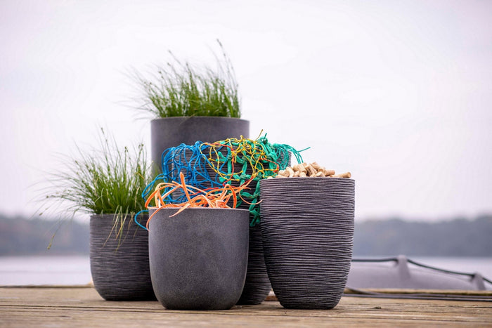 Capi Europe - Pot bol Waste Smooth NL - 43x41 - Terrazzo beige