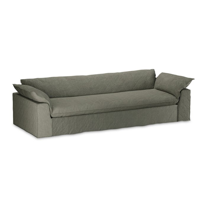 HKliving Nomad 5-zitsbank - Linnen - Army Green