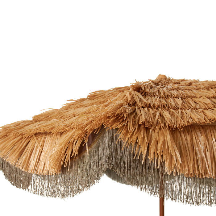 HKliving Serengeti Parasol Ø 192 cm - Raffia