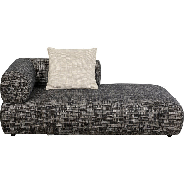 Hoekbank Bow rechts zwart en wit Kare Design