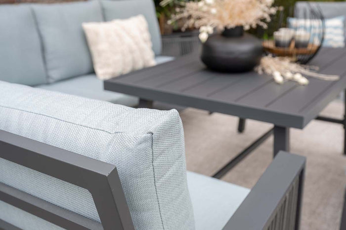 Garden Impressions Andrea L|D set 4delig rechts carbon black mint grey