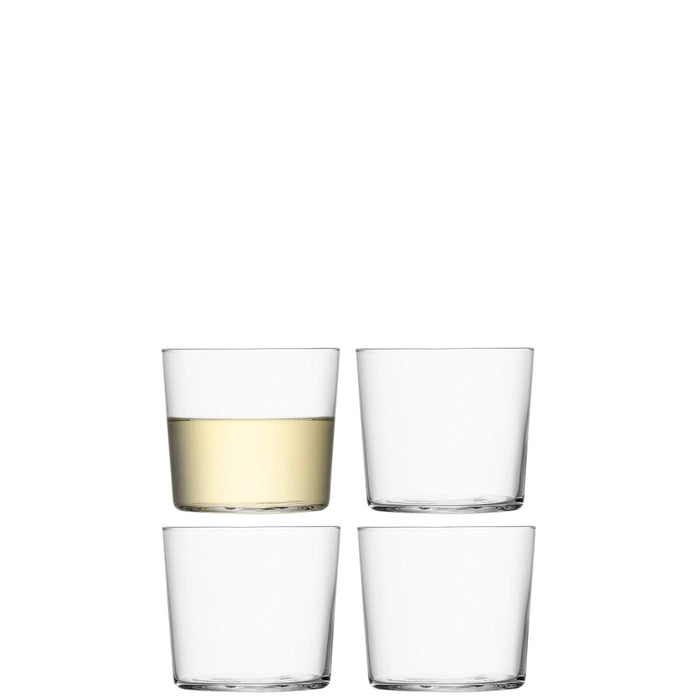 L.S.A. - Gio Tumbler Glas Laag 310 ml Set van 4 Stuks