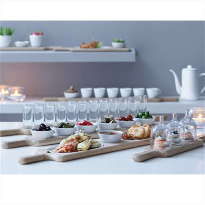 L.S.A. - Paddle Wodka Set met Serveerplank Set van 6 Stuks