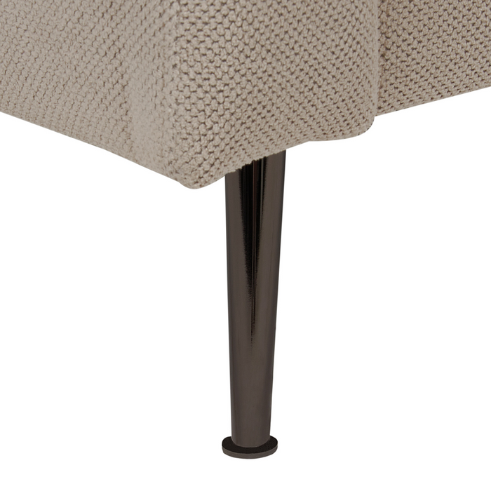 Beliani - RIOM - Chaise longue - Beige - Linkszijdig - Polyester