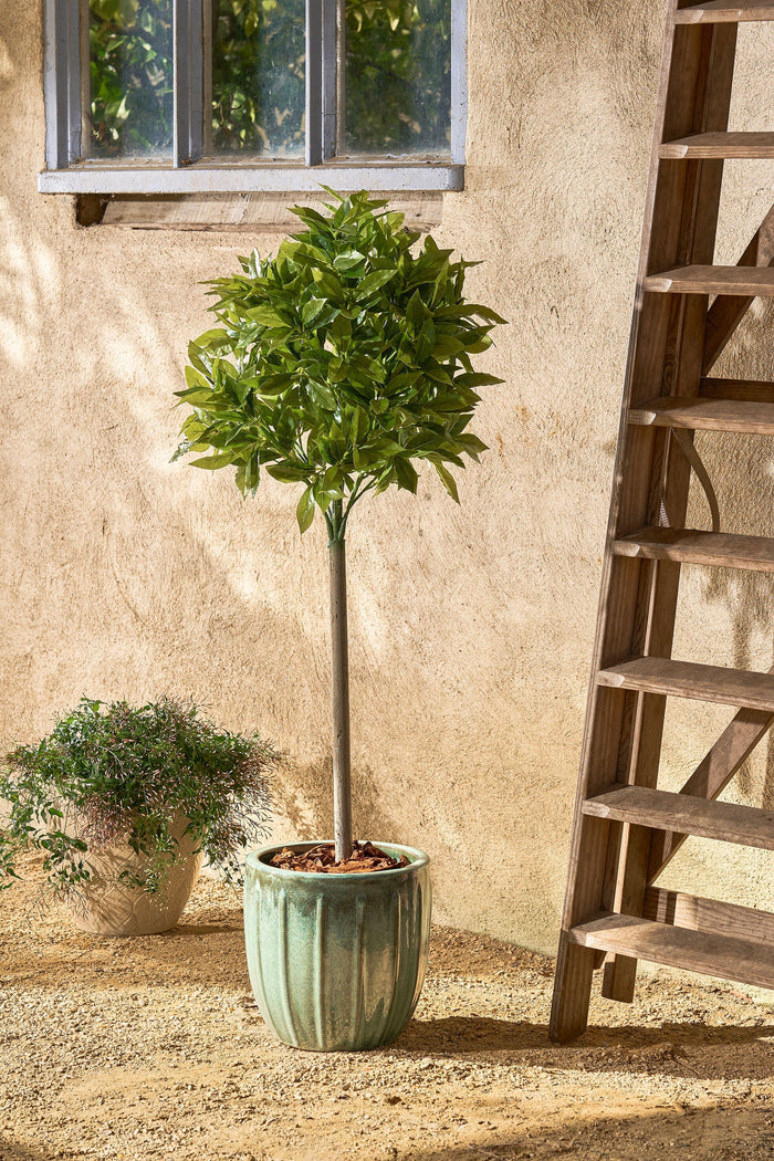 Mica Decorations Laurierboom Kunstplant - H120 x Ø40 cm - Groen