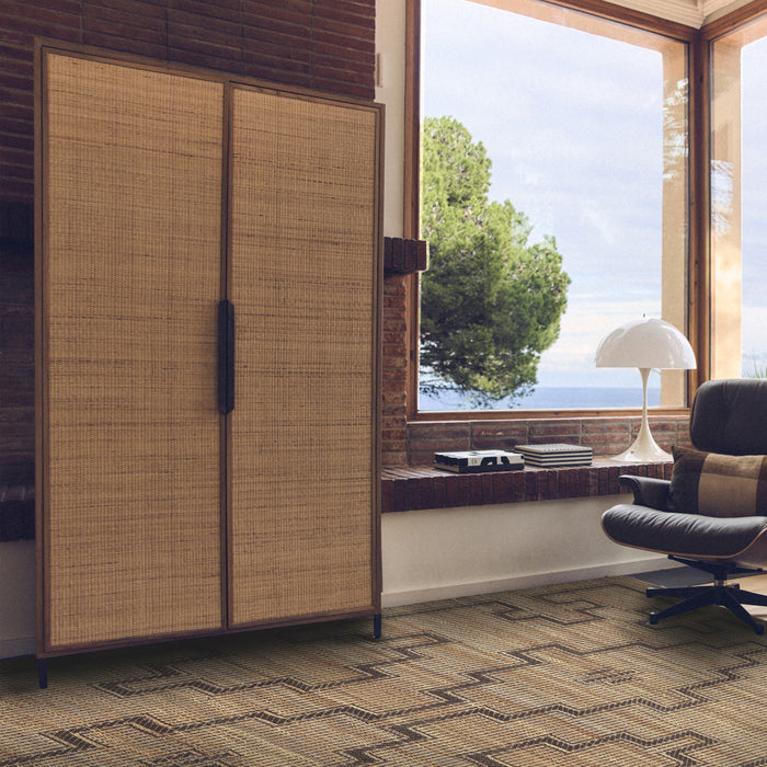 HKliving Pioneer Opbergkast - Rattan