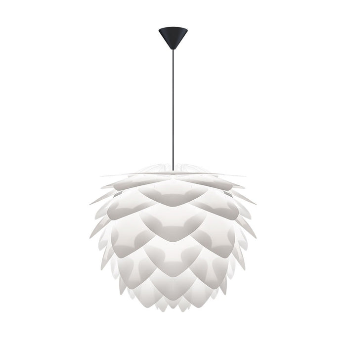 Umage Silvia Medium hanglamp white - met koordset zwart - Ø 50 cm