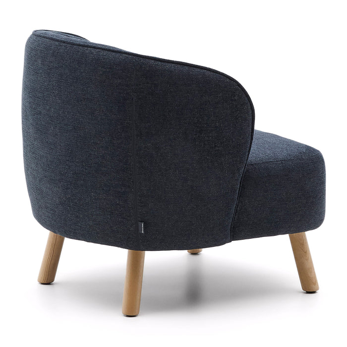 Kave Home Ulit Fauteuil - Chenille - Blauwgrijs