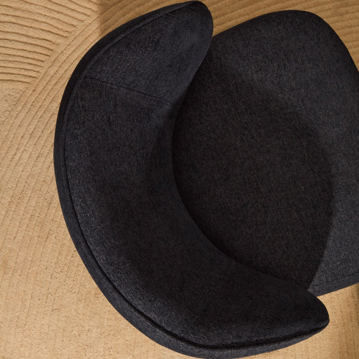 Kave Home Ulit Fauteuil - Chenille - Blauwgrijs