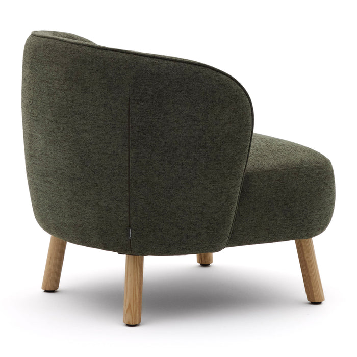 Kave Home Ulit Fauteuil - Chenille - Groen