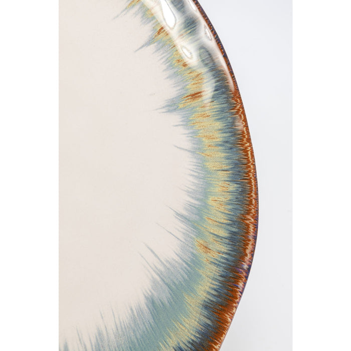 Kare Design Organic borden blauw 26cm 4st