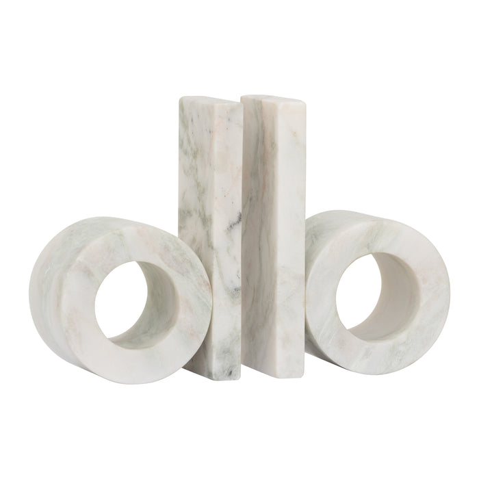 Urban Nature Culture Boekensteun Orlin - Set van 2 - Groen