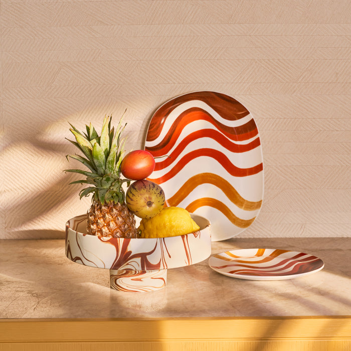 Urban Nature Culture Serveerschaal Moon - Almond Milk