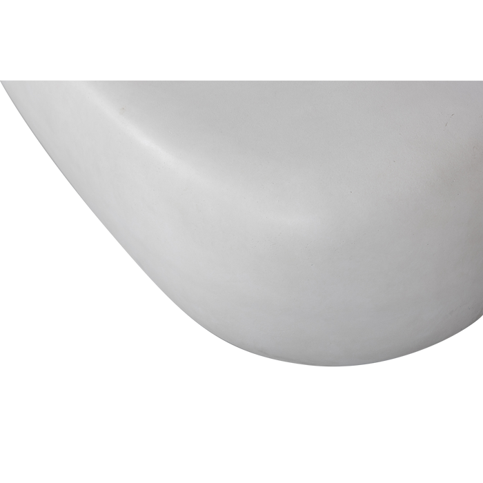 Vtwonen Pebble Salontafel - Betonlook - Wit - 28x100x43