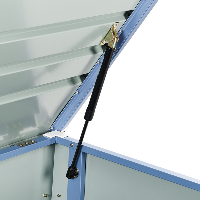 Beliani - CEBROSA - Kussenbox - Blauw - 300 l - Staal