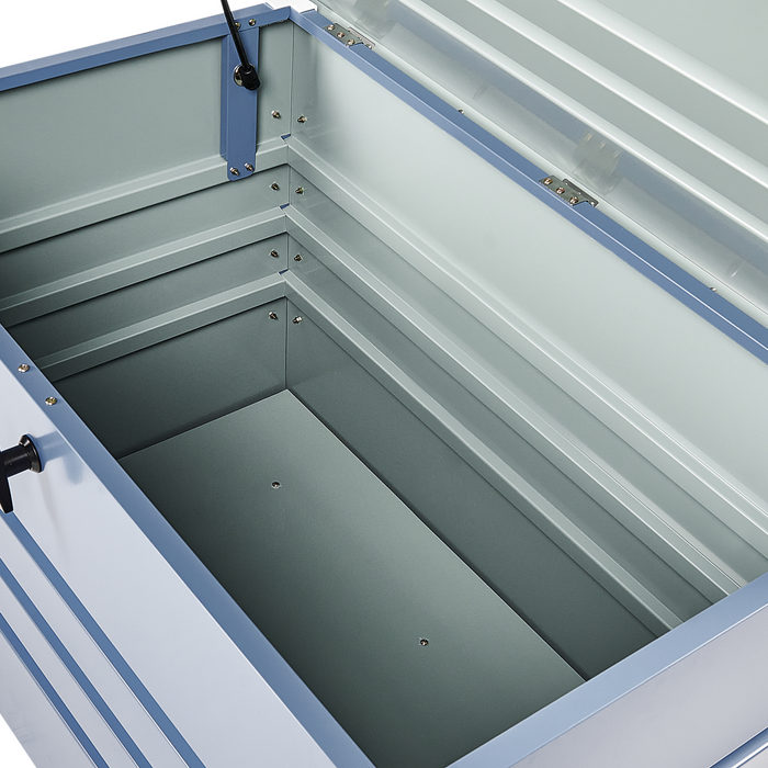 Beliani - CEBROSA - Kussenbox - Blauw - 400 l - Staal