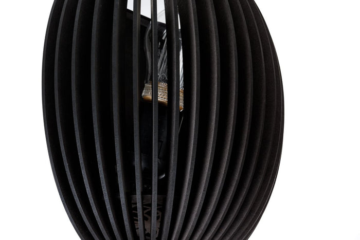 Blij Design Wandlamp Swan H 27 cm zwart