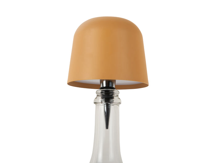 Leitmotiv - Bottle Lamp Cone Hat LED - Okergeel