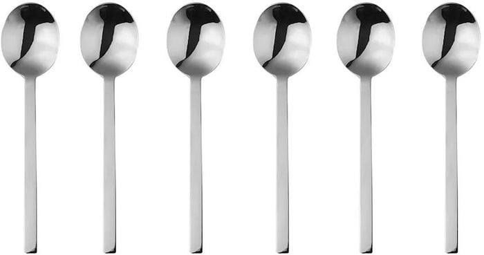Mepra Bestekset | Dessertlepels Stile - RVS - 6 delig