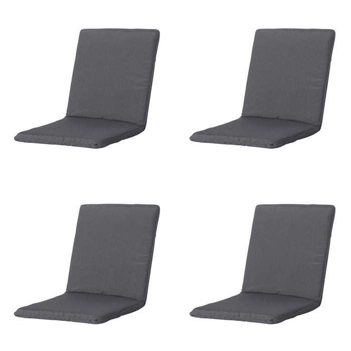 Madison - Stapelstoelkussen Panama grey - Ca. 97x49 cm - Set van 4