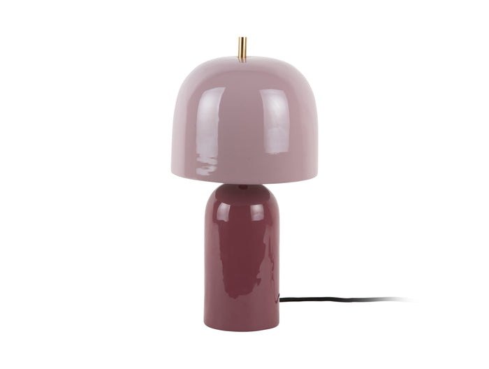Leitmotiv - Tafellamp Rico - Dark mauve & soft lavender