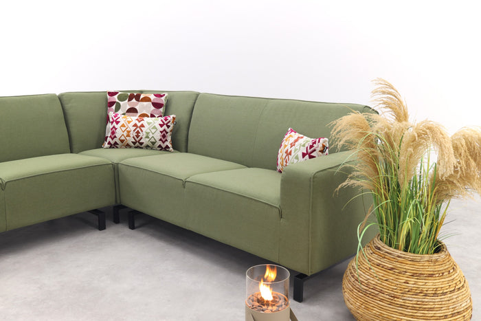 VDG Boavista Sunbrella hoekbank (3-delig) - Heritage Leaf