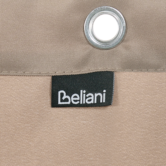 Beliani - VIMINO - Tuinpaviljoen - Taupe - Staal