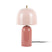 Leitmotiv - Tafellamp Rico - Tan rose & soft pink