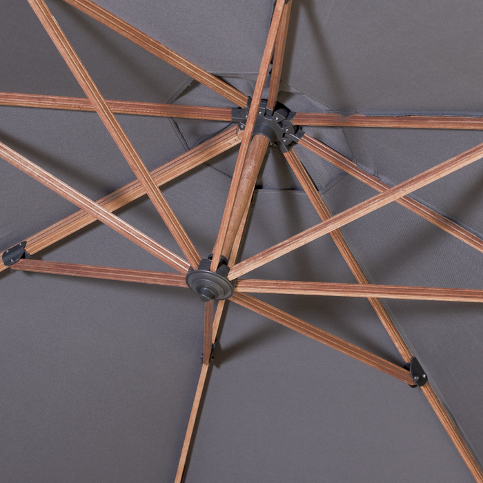 Sens-Line - Jamaica Parasol - Ø3.5m - Grijs