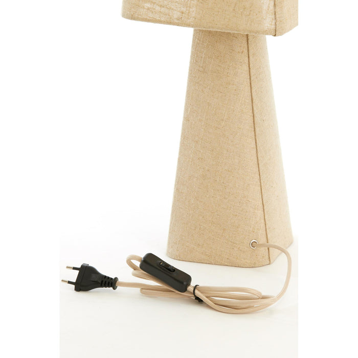 Light & Living Tafellamp Mikko - Naturel - 20x20x58cm