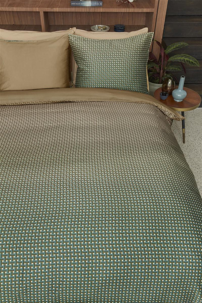 Beddinghouse Alvaro dekbedovertrek - 200x200|220 - Groen