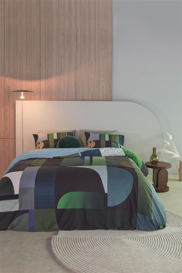 Kardol Utopia dekbedovertrek - 260x200|220 - Blauw Groen