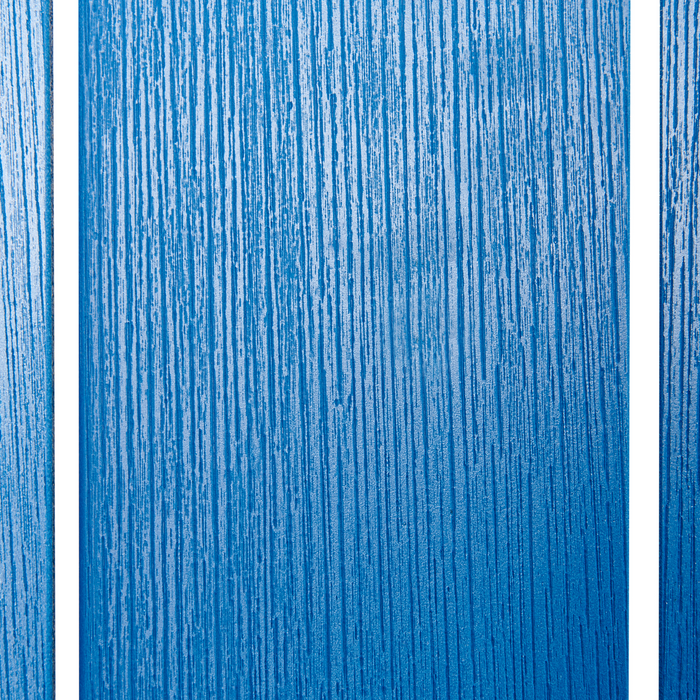 Beliani - ADIRONDACK - Tuin barkruk - Blauw - Kunsthout