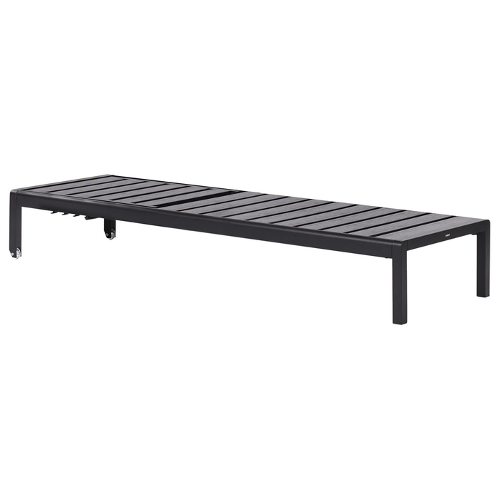 Beliani - NARDO - Ligstoel - Zwart - Aluminium