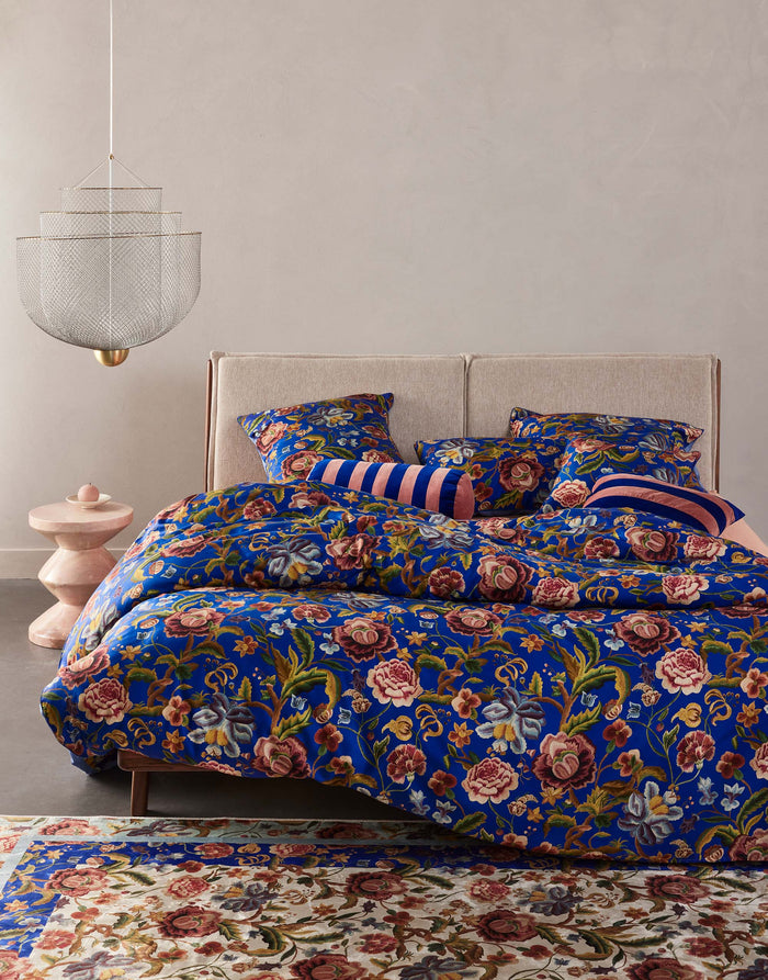 Essenza Roselina Dekbedovertrek 260 x 220|220 cm - Ultra Marine Blue