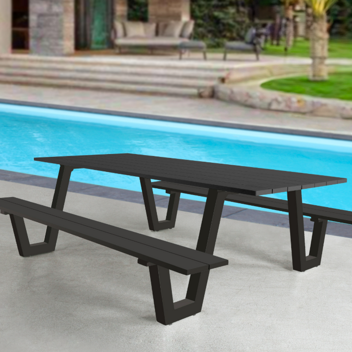 Sens-Line - London Picknickbank - 180cm - Aluminium