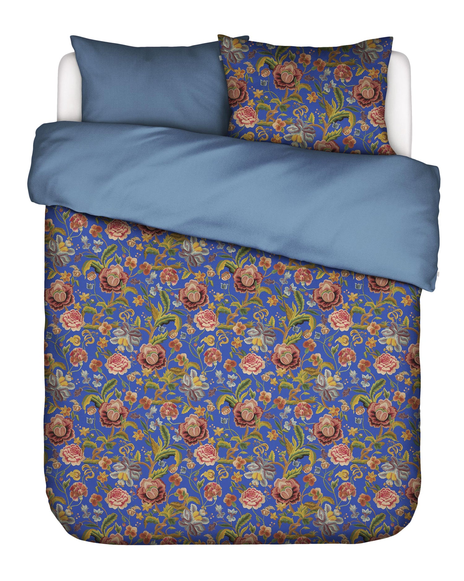 Essenza Roselina Dekbedovertrek 200 x 200|220 cm - Ultra Marine Blue
