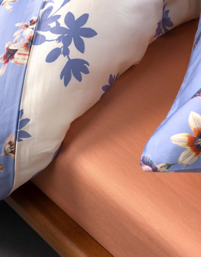 Essenza Fiora Dekbedovertrek 200 x 200|220 cm - Lavender Blue