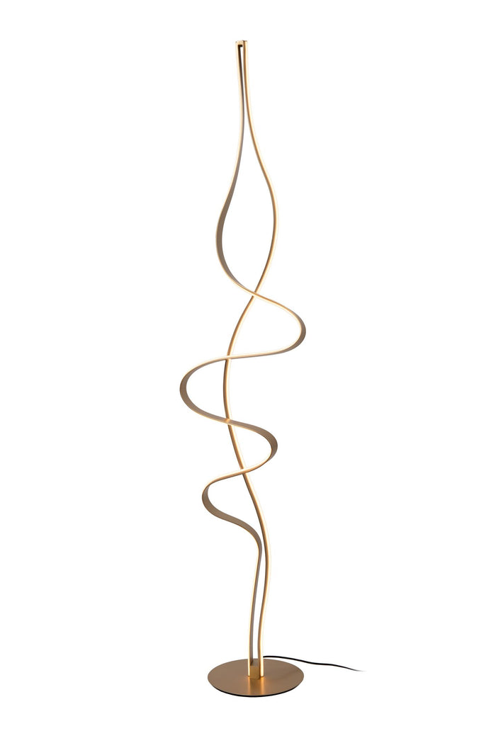 Lucide Premium LAMBADA Vloerlamp - Mat Goud | Messing