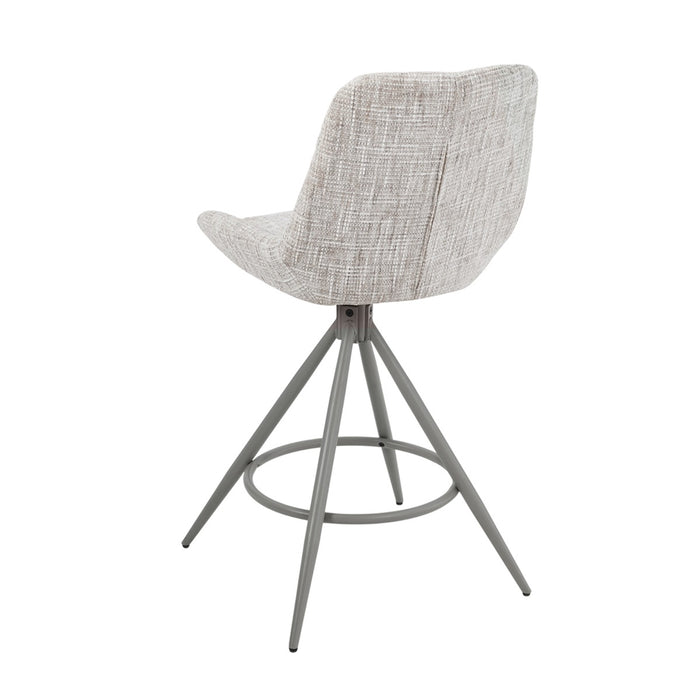 DÉJA Living - Barkruk Beige Draaibaar - Zithoogte 67cm - Senna - Set van 2