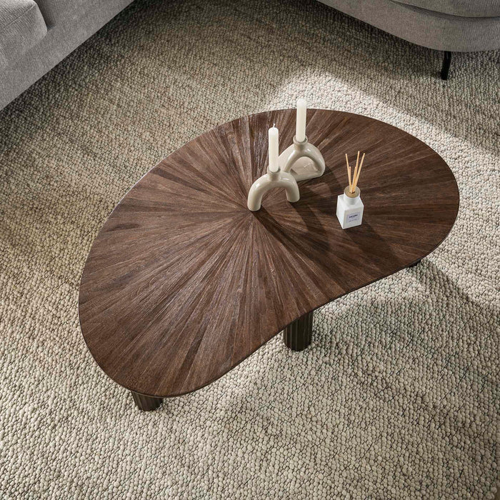 Giga Meubel - Salontafel - 110cm - Organisch - Teakhout - Maya