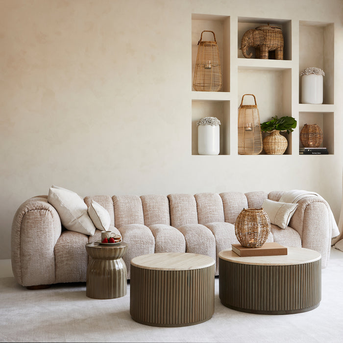 Riviera Maison Mandje Bruin - Elephant Opbergmand met deksel - Rattan