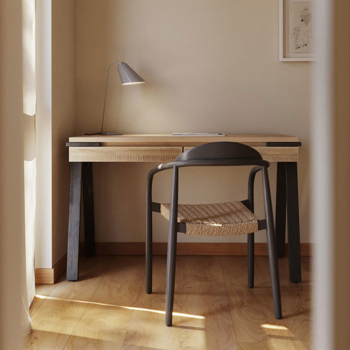 Kave Home Nina Dinerstoel - Zwart / Bruin