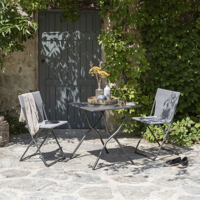 Lafuma Balcony II Inklapbare Tuintafel B 64 cm - Titane