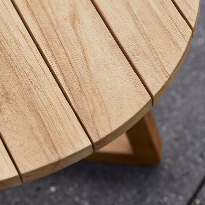 Riviera Maison Bijzettafel buiten - Lovina Dia 80 - Bruin