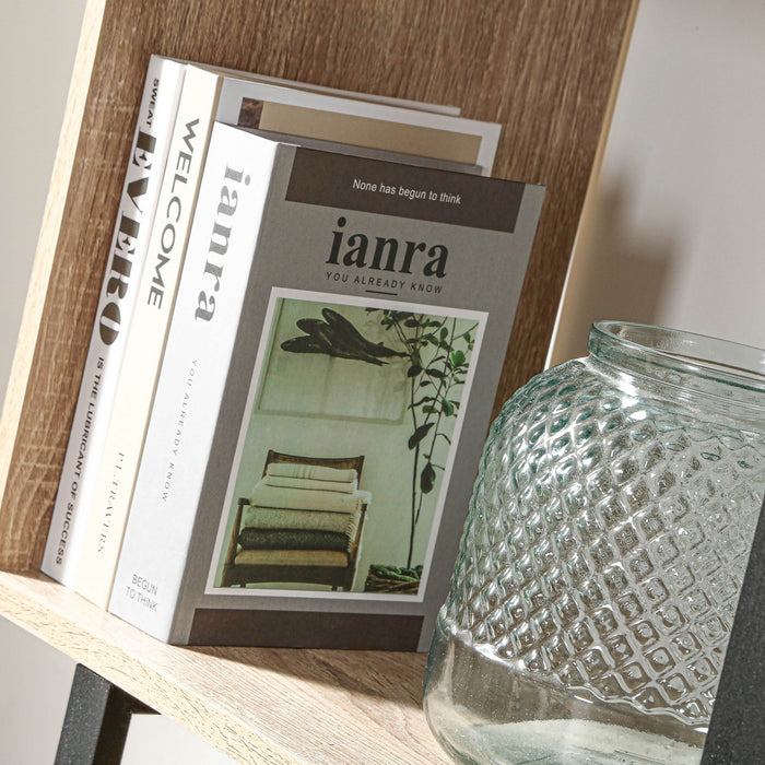 Calicosy - Boekenkast - Houten Decor en Metal - H148 cm